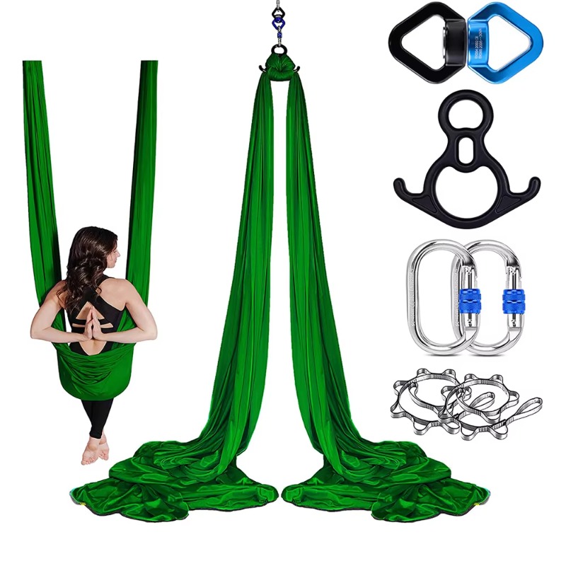 Home Gym Yoga Studio - Cómodo Columpio Aéreo Ajustable para Yoga,