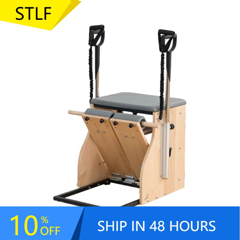 Home Gym Yoga Studio - Silla Wunda duradera de madera de