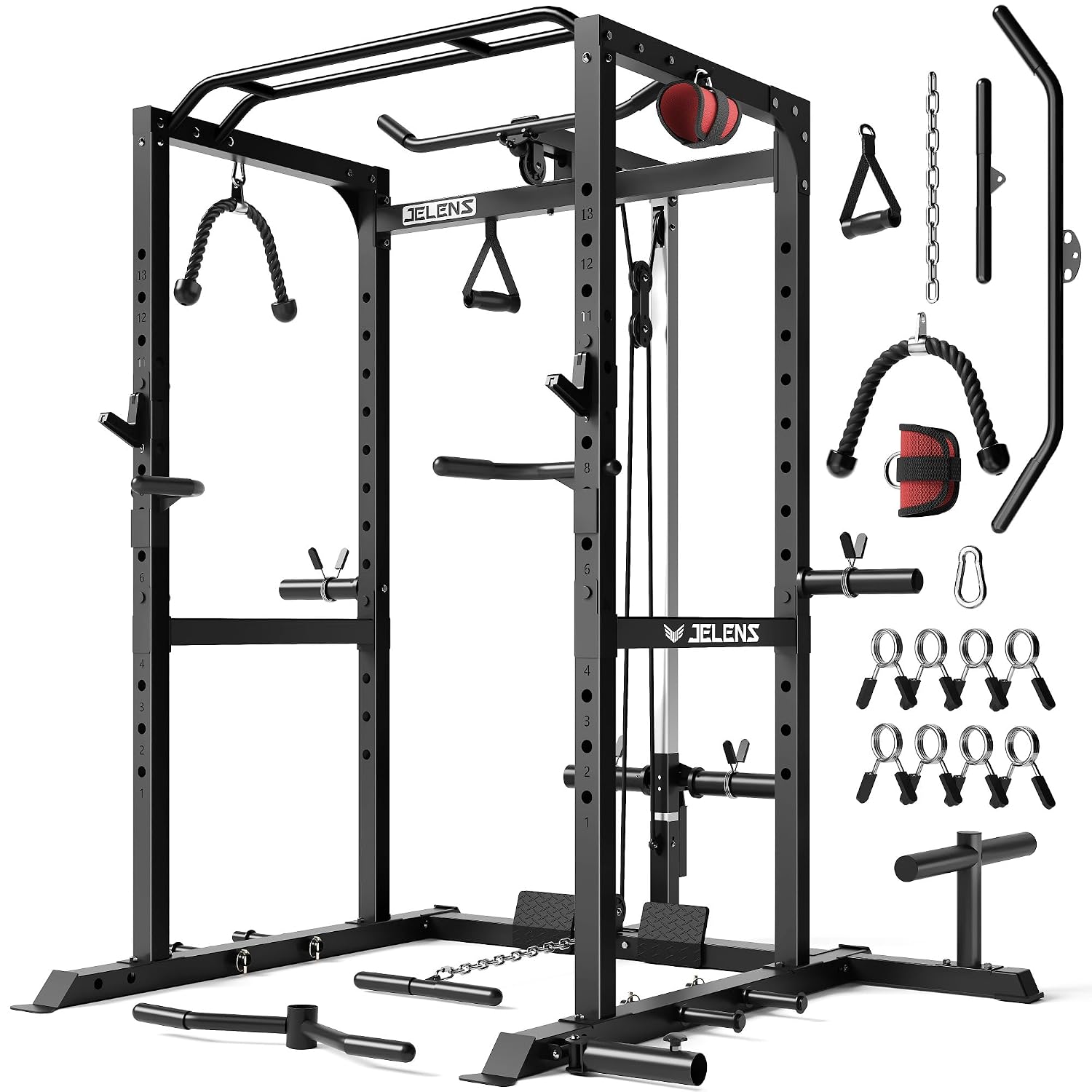 Home Gym Rack With Cables - Rack de Potencia Multifuncional con Cable