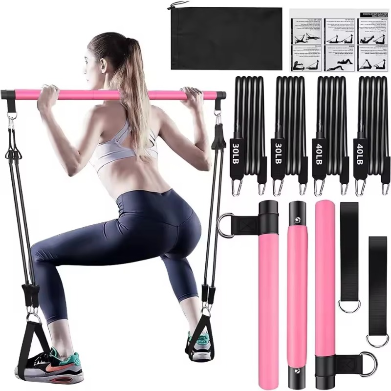 Home Gym Kit For Men - Kit de barra de Pilates con