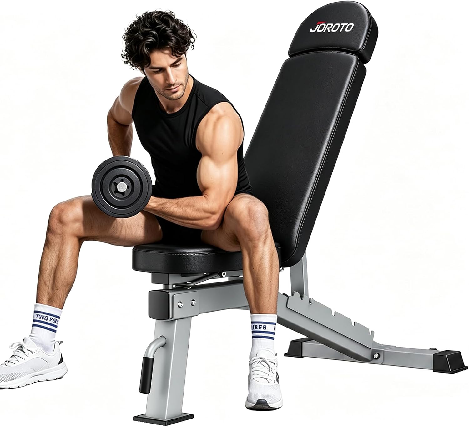Adjustable Weight Bench - Banco de Pesas Ajustable con Capacidad
