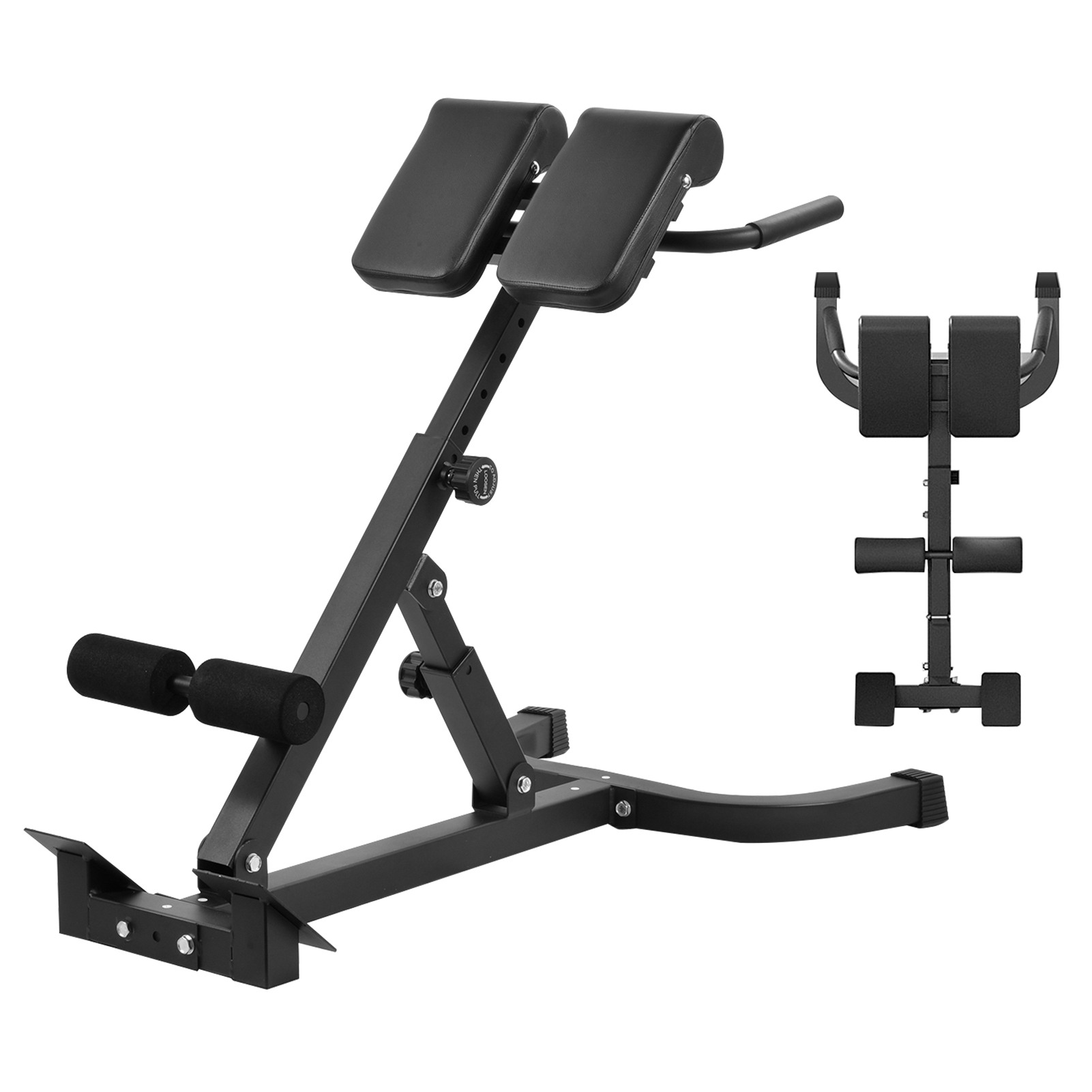 Home Gym Hamstring Exercises - Silla Romana Plegable para Hiperextensión y
