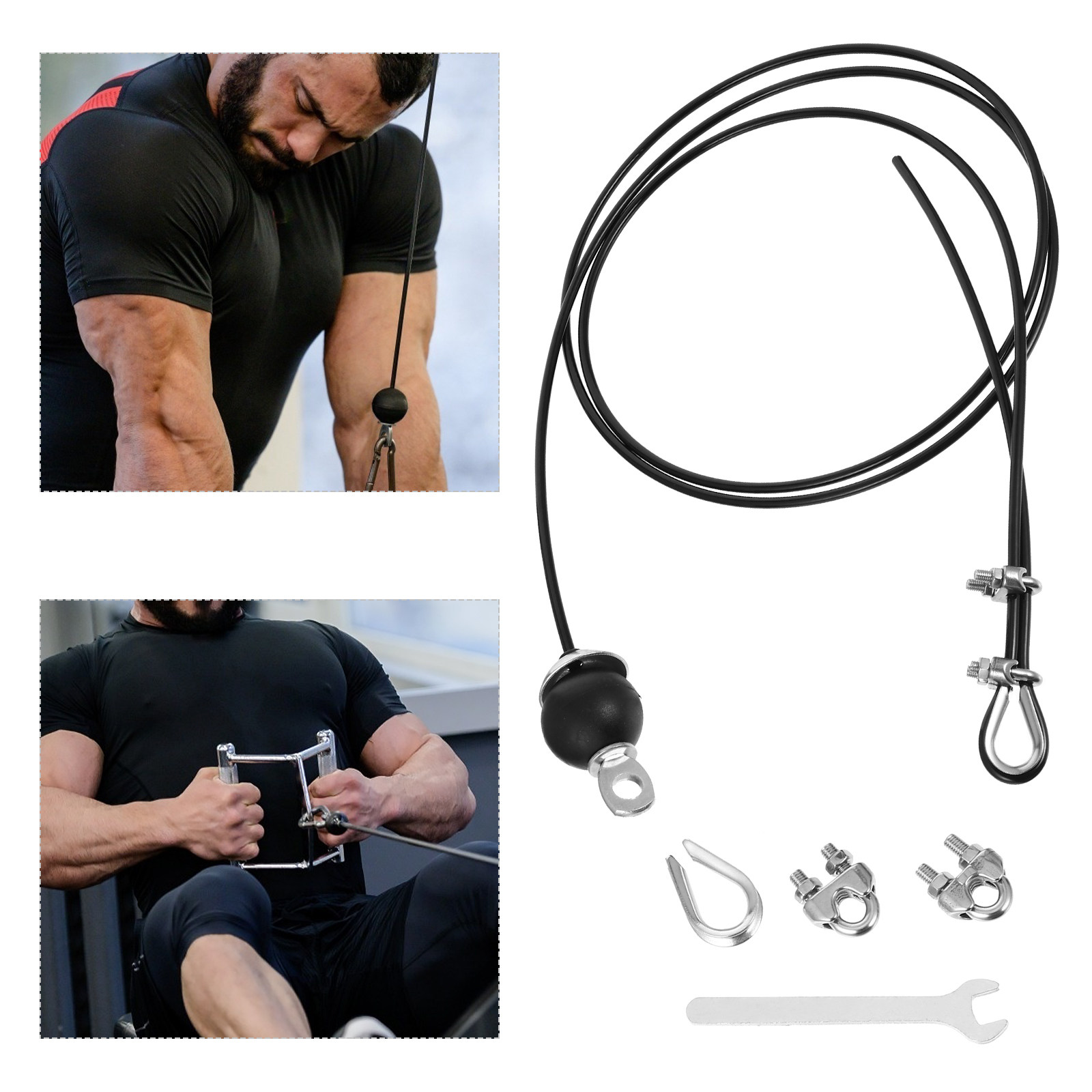 Home Gym Diy - 1 Juego de Accesorios de Cable