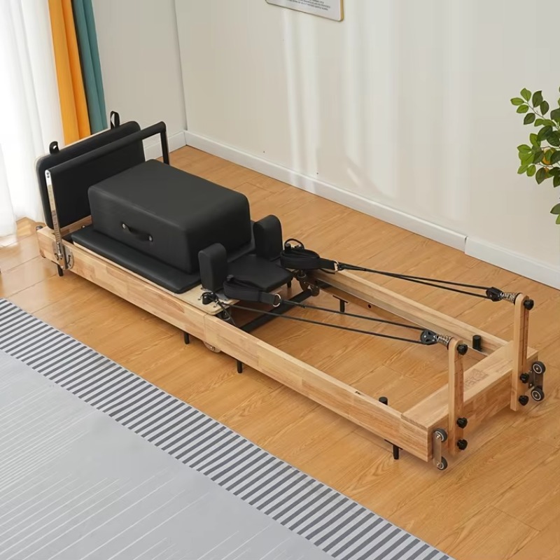 Home Gym Yoga Studio - Cama de Pilates Plegable de Madera
