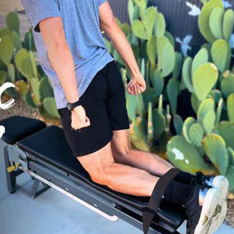 Home Gym Hamstring Exercises - Correa rizada para isquiotibiales, bandas ajustables