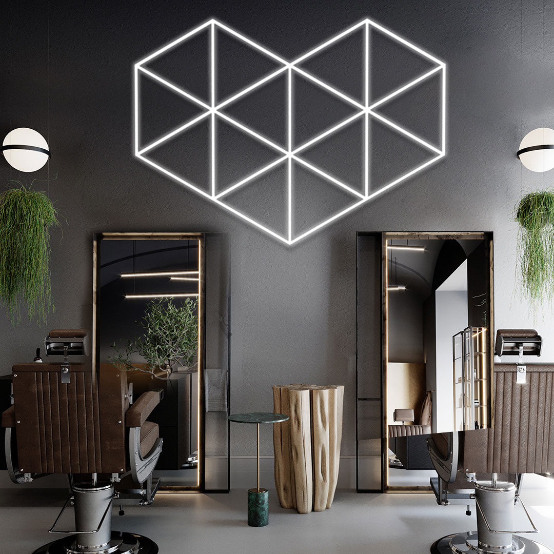 Tubo de Luz LED Hexagonal de 6 - Home Gym Diy reseña y precio