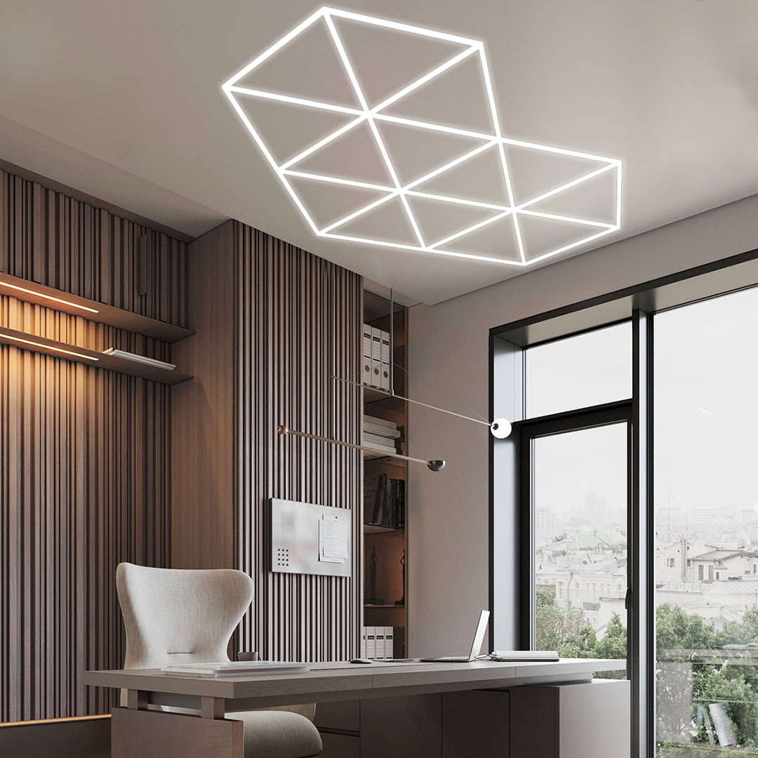 Tubo de Luz LED Hexagonal de 6 - Home Gym Diy reseña y precio