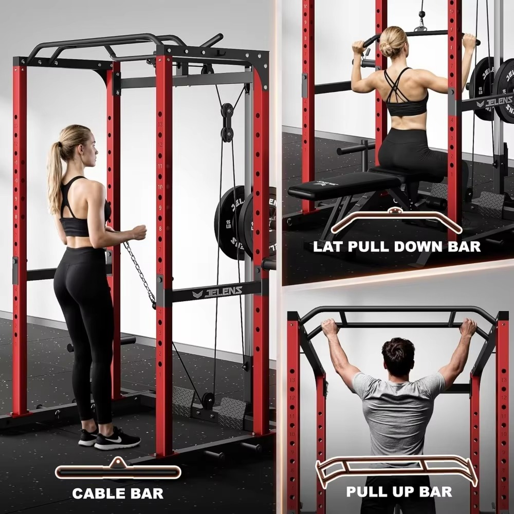 S21 Power Cage, Rack Multifunc - Home Gym Rack With Cables reseña y precio