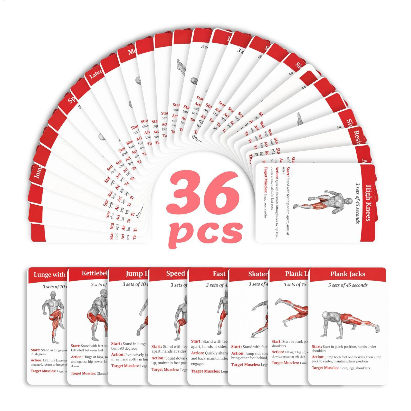 Tarjetas de Ejercicio, Paquete - Home Gym Kit For Men reseña y precio