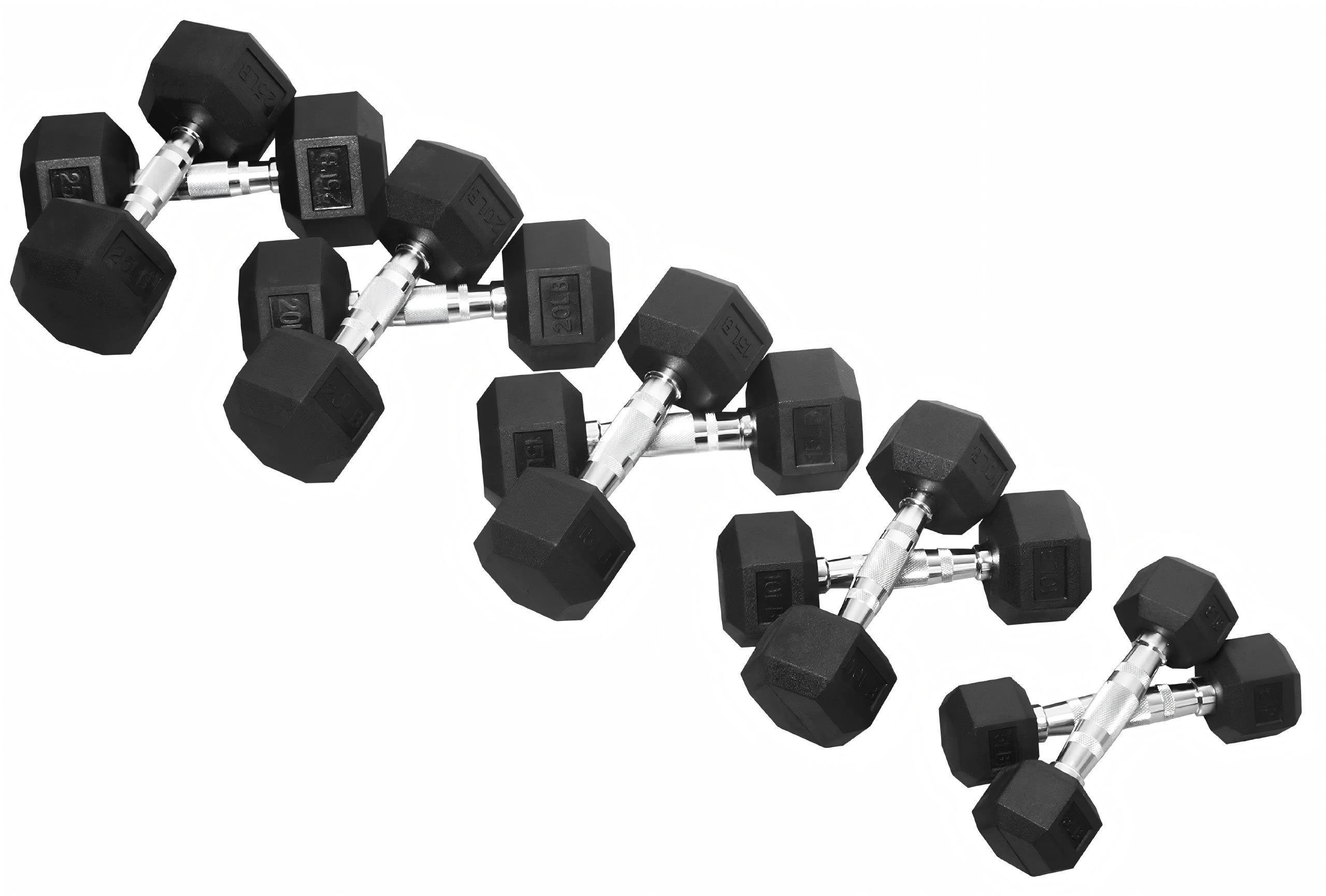 Mancuernas Hexagonales Recubie - Home Gym Custom reseña y precio