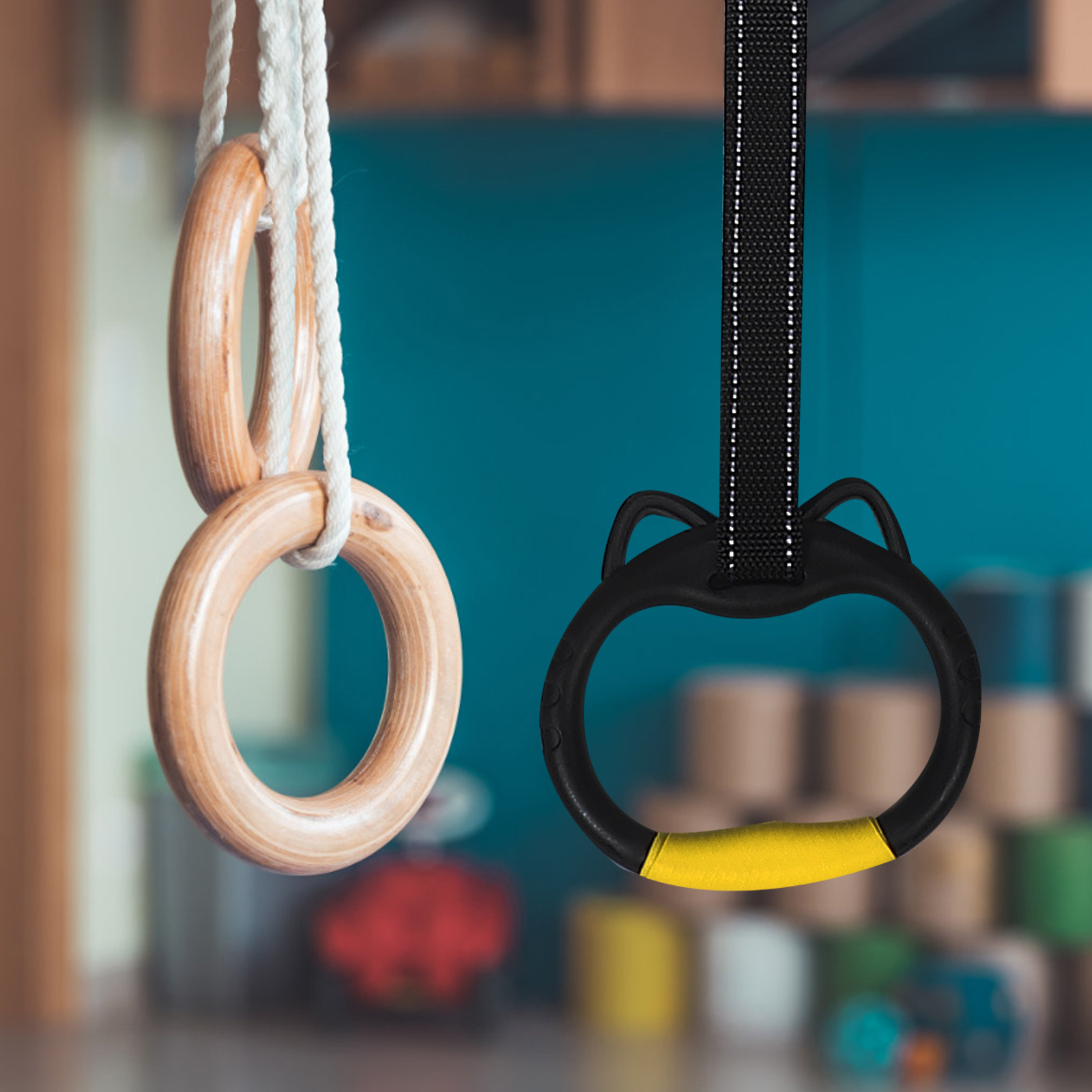 1 Juego de 1 Juego de anillos  - Home Gym Luxury reseña y precio