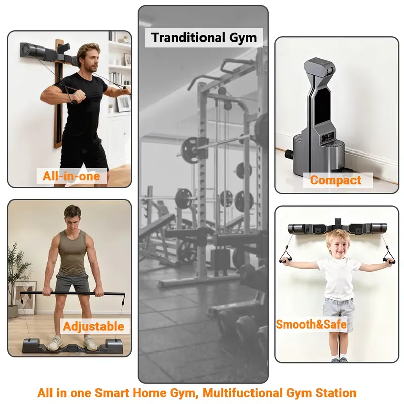 Equipo de Gimnasio Multifuncio - Home Gym Rack With Cables reseña y precio