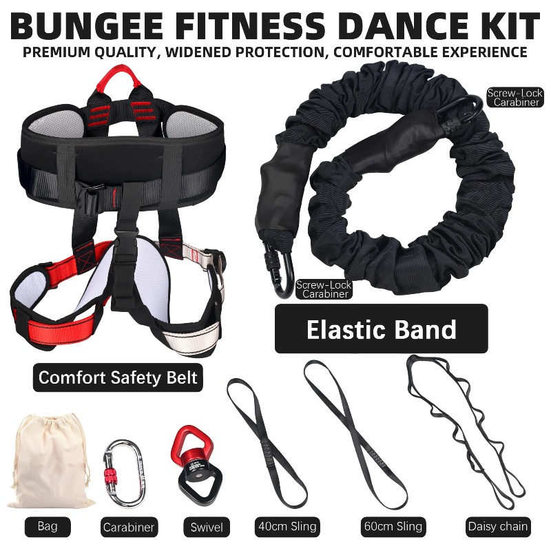 Kit de Fitness Bungee pesado,  - Home Gym Yoga Studio reseña y precio