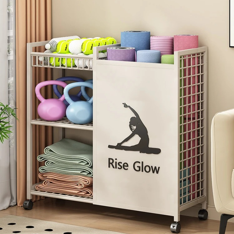 Carro de ejercicios móvil con  - Home Gym Yoga Studio reseña y precio