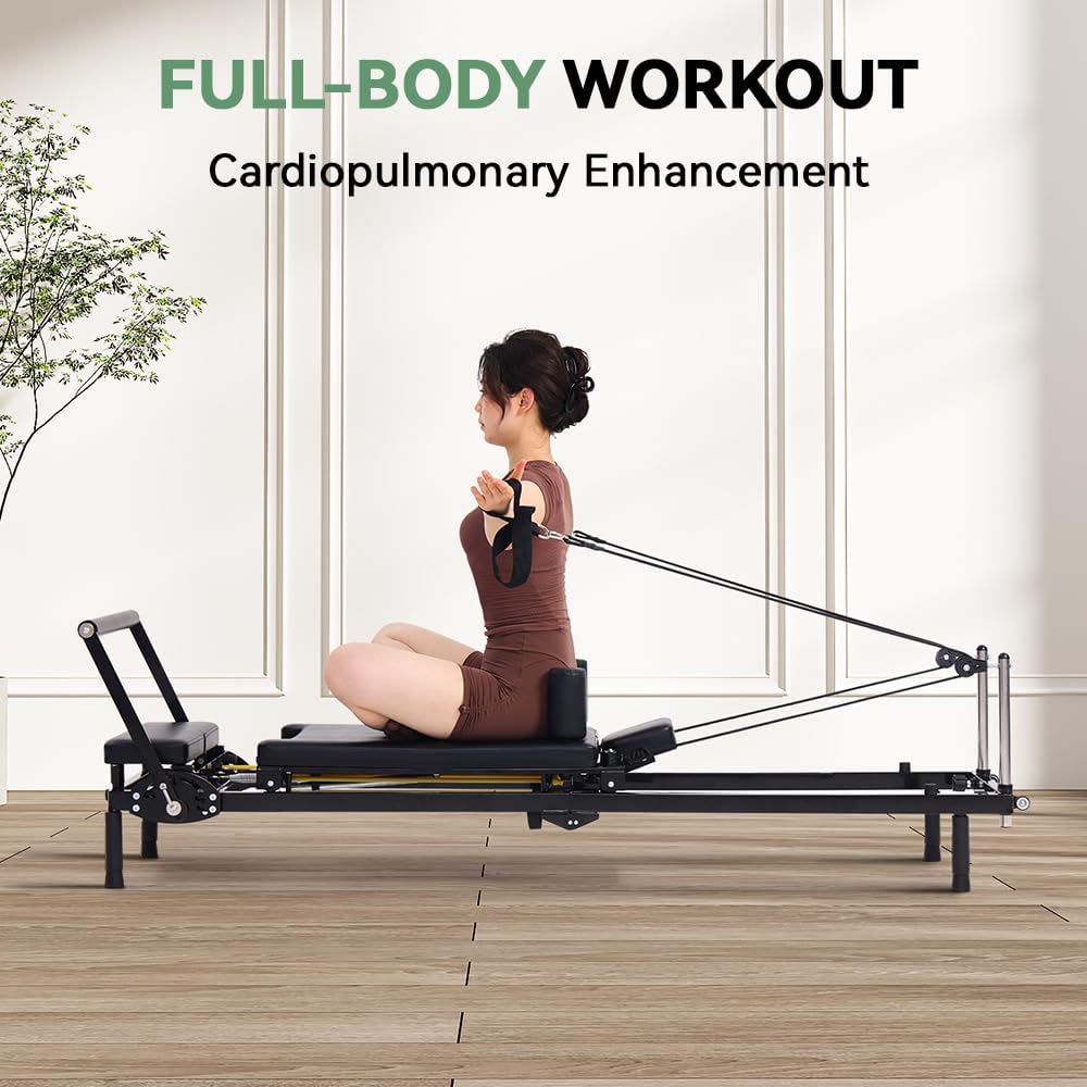 Máquina de Pilates plegable, r - Home Gym No Equipment reseña y precio