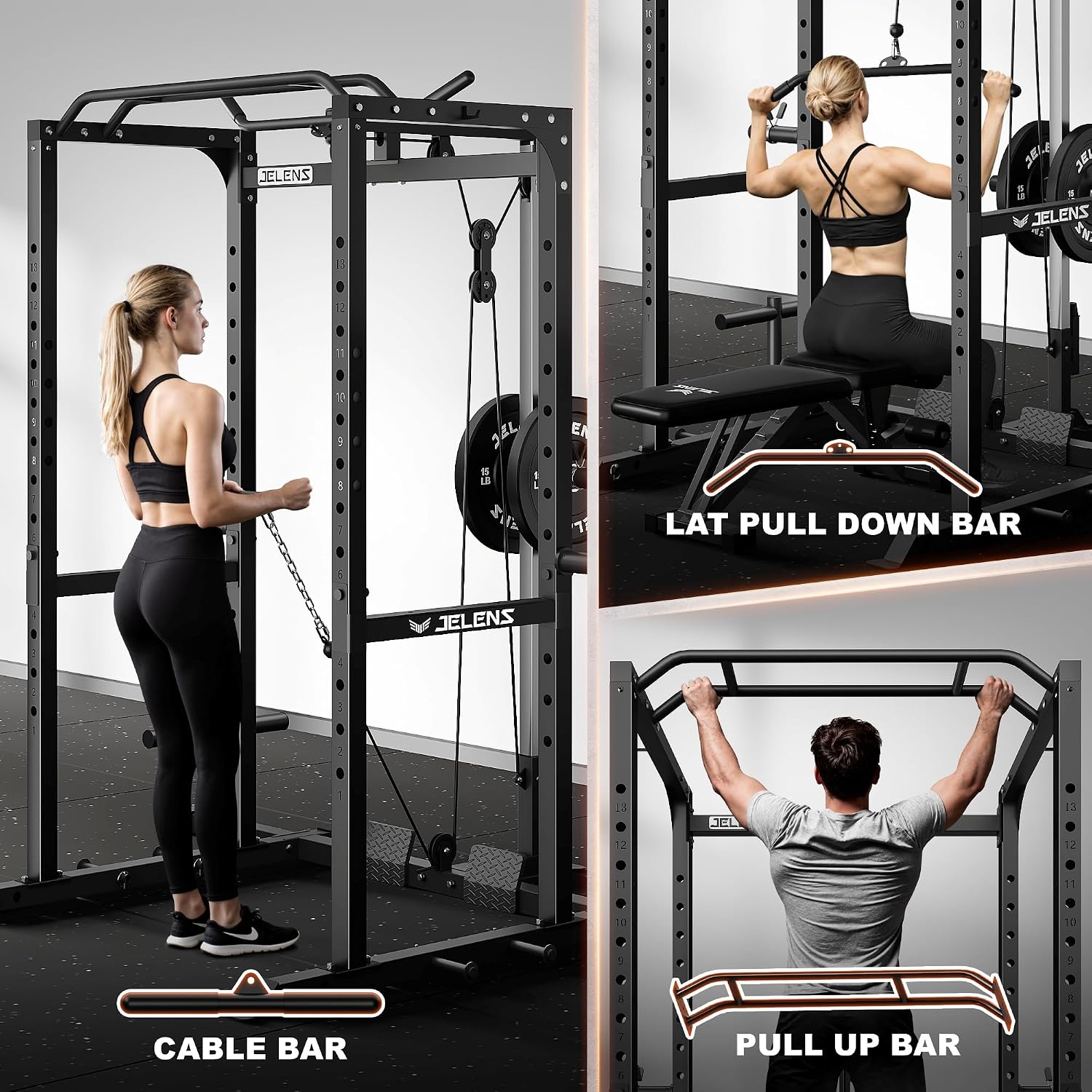 Rack de Potencia Multifunciona - Home Gym Rack With Cables reseña y precio
