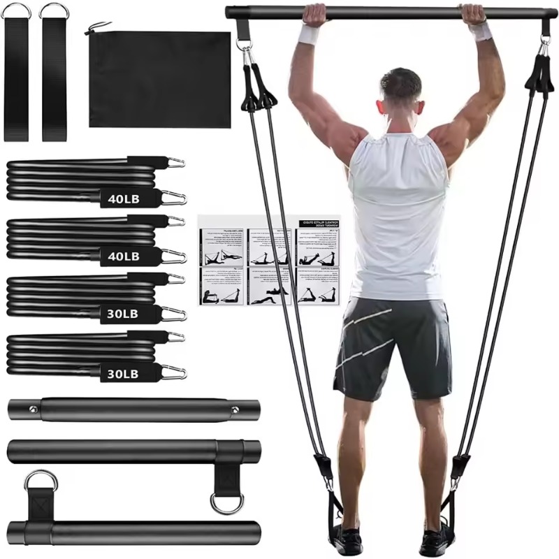 Kit de barra de Pilates con ba - Home Gym Kit For Men reseña y precio