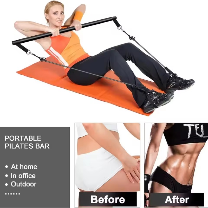 Kit de barra de Pilates con ba - Home Gym Kit For Men reseña y precio