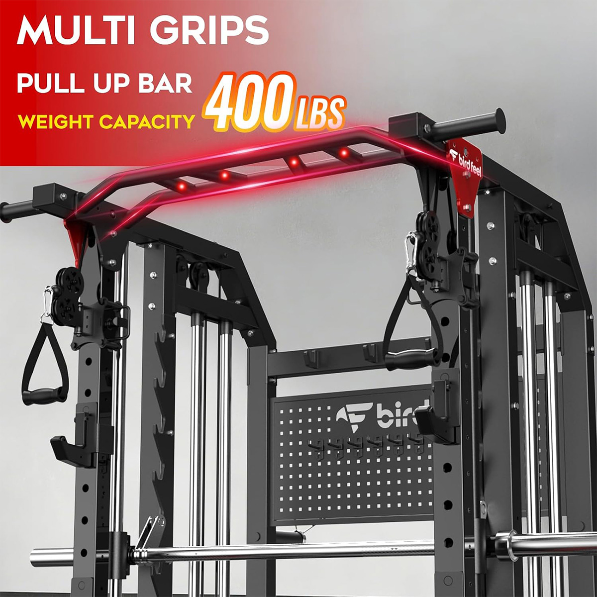 Pooboo Power Cage Multifunción - Home Gym Rack With Cables reseña y precio