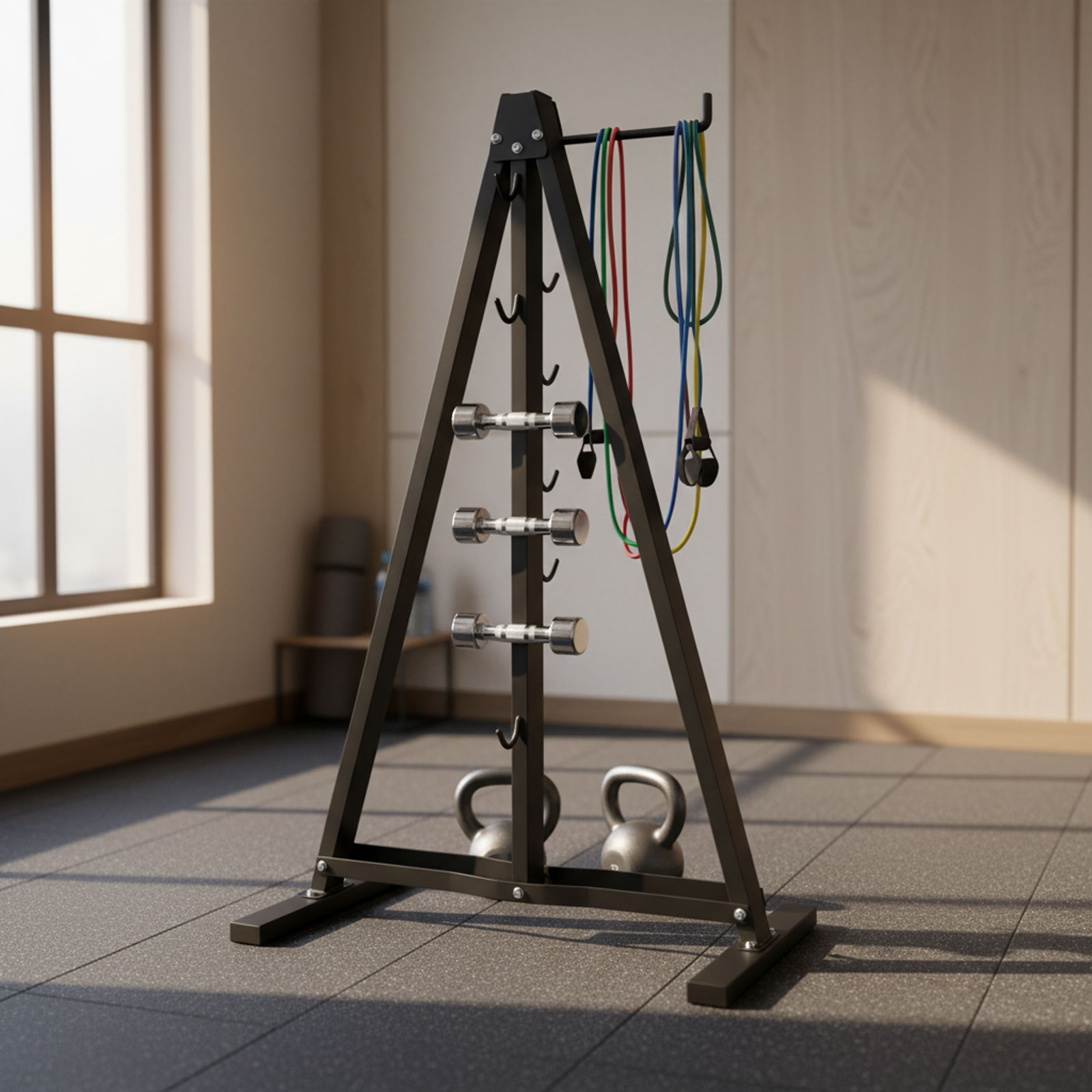Organizador de Barra para Pole - Home Gym Rack With Cables reseña y precio