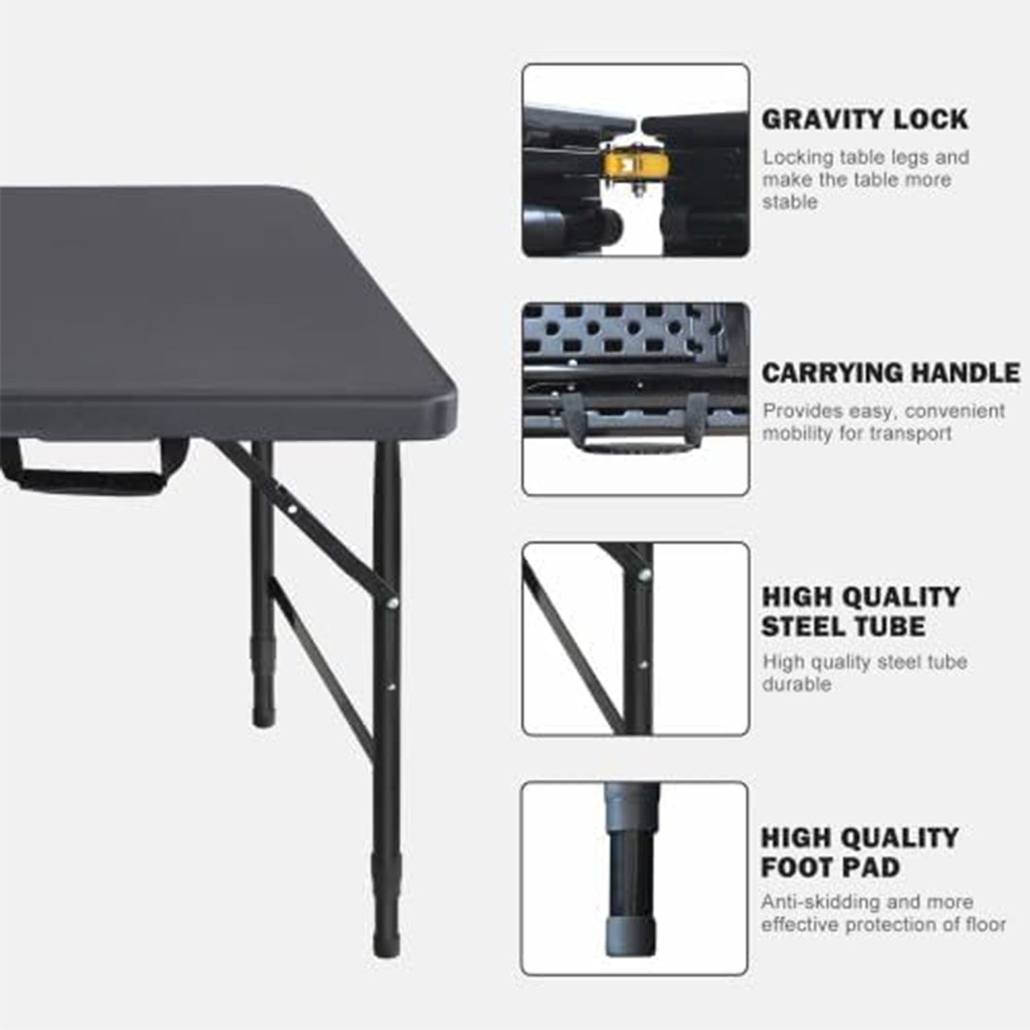 Mesa Plegable de 4 pies con Al - Adjustable Weight Bench reseña y precio
