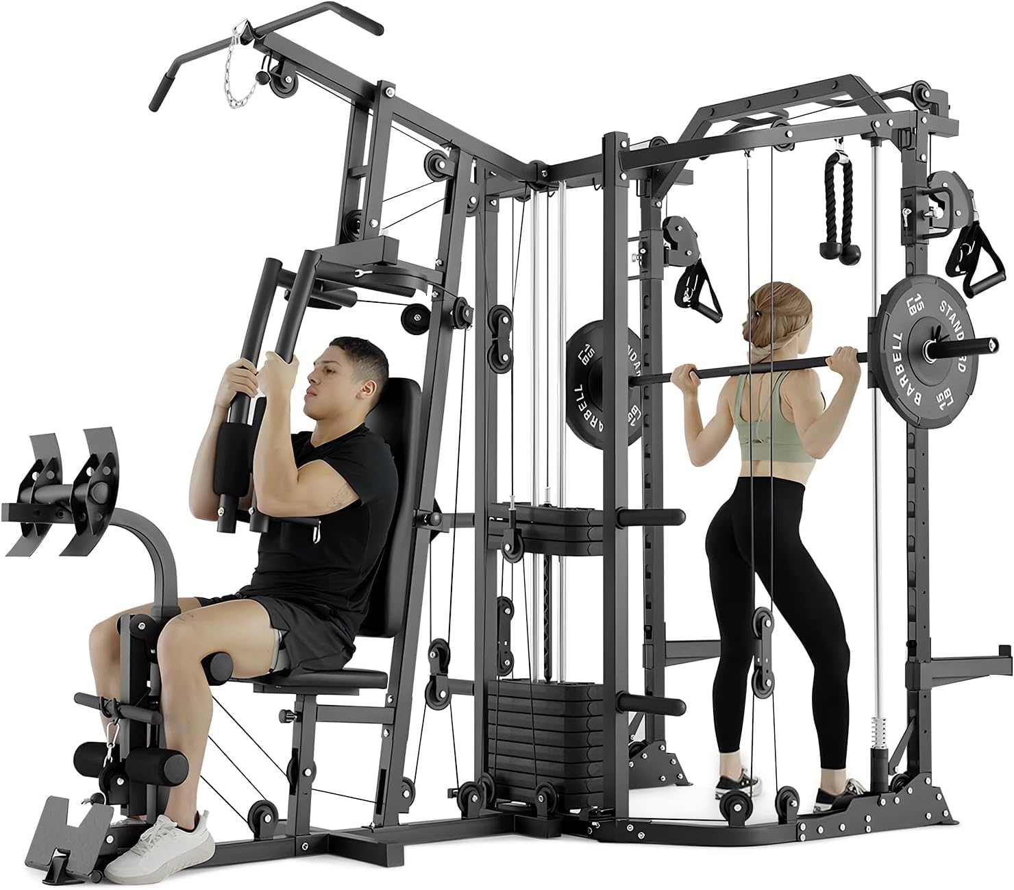 Máquina SmithΔ de Doble Estaci - Home Gym All In One reseña y precio