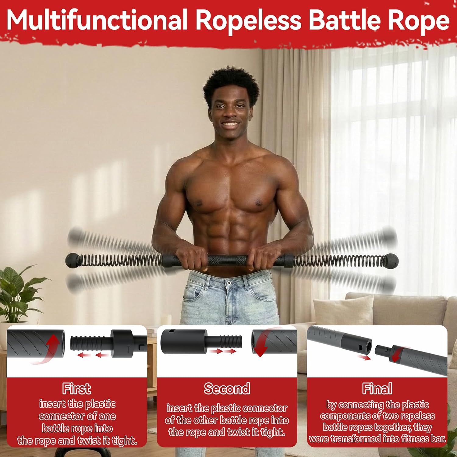 Barra de torsión inalámbrica 2 - Home Gym Workout reseña y precio