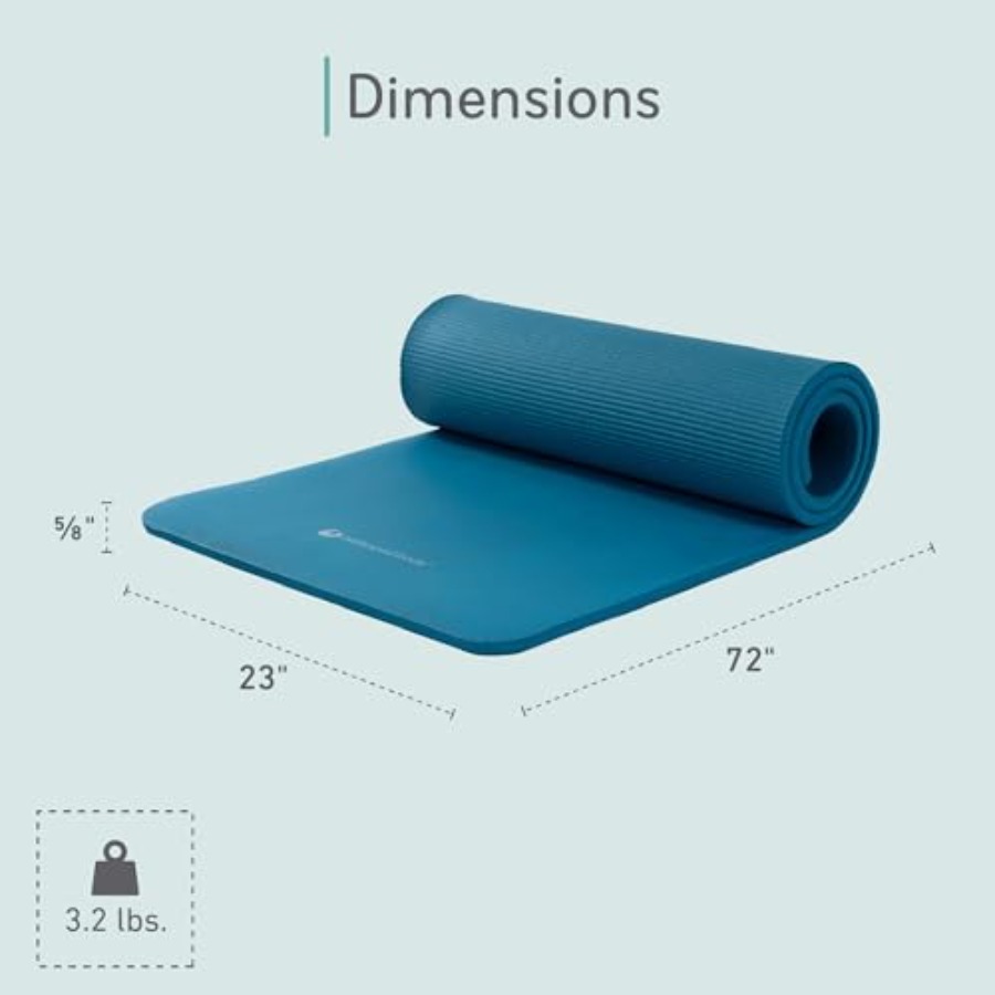 Colchoneta de Pilates y yoga p - Home Gym Yoga Studio reseña y precio