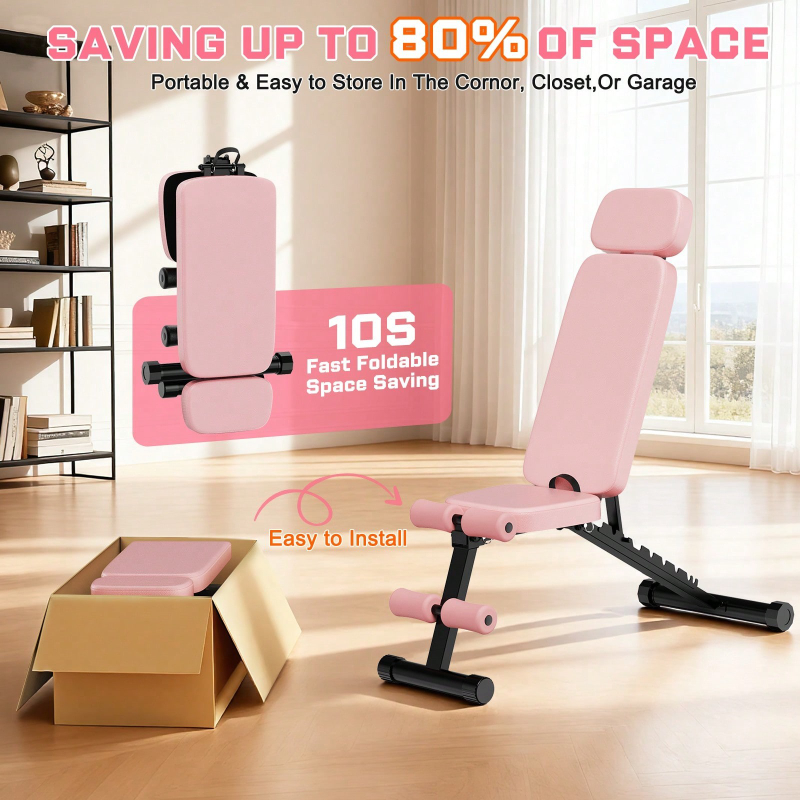 Banco de Pesas Ajustable de 9  - Home Gym Luxury reseña y precio