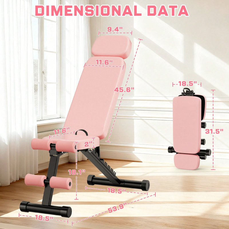 Banco de Pesas Ajustable de 9  - Home Gym Luxury reseña y precio